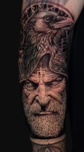 black & grey realism Tattoo Peterborough